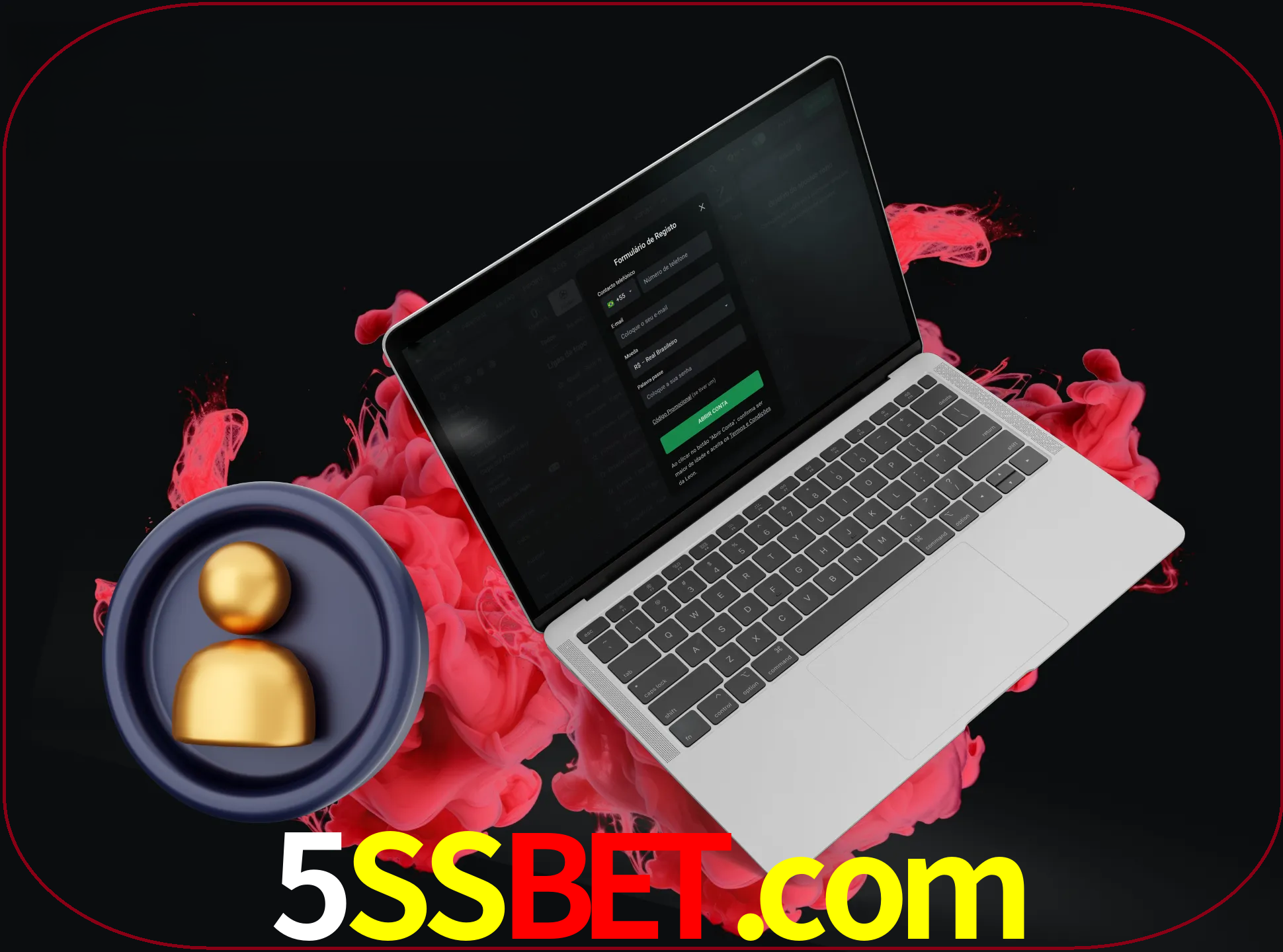 No cabeçalho do site 5ssbet, clique no botão que o levará a um formulário especial onde terá de introduzir as suas informações actuais.
