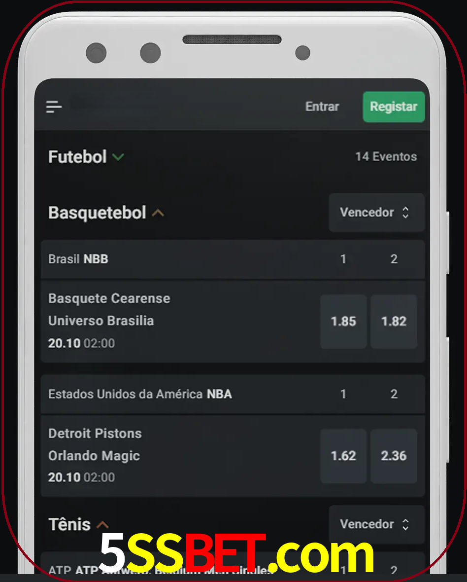 Aposte e assista aos esportes em formato ao vivo.