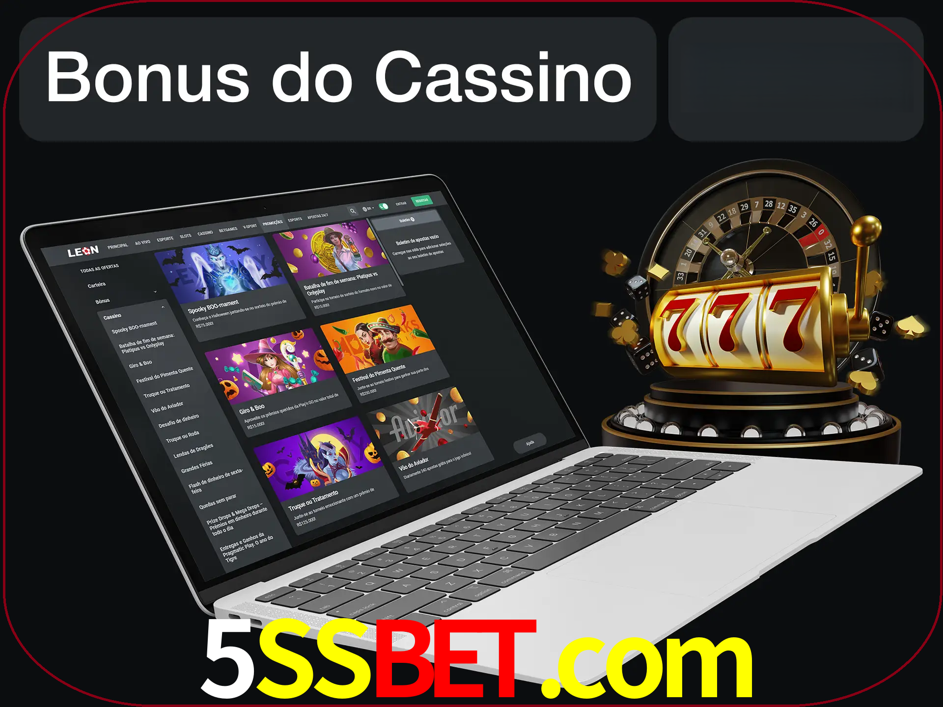 Use o bônus do cassino para começar melhor.