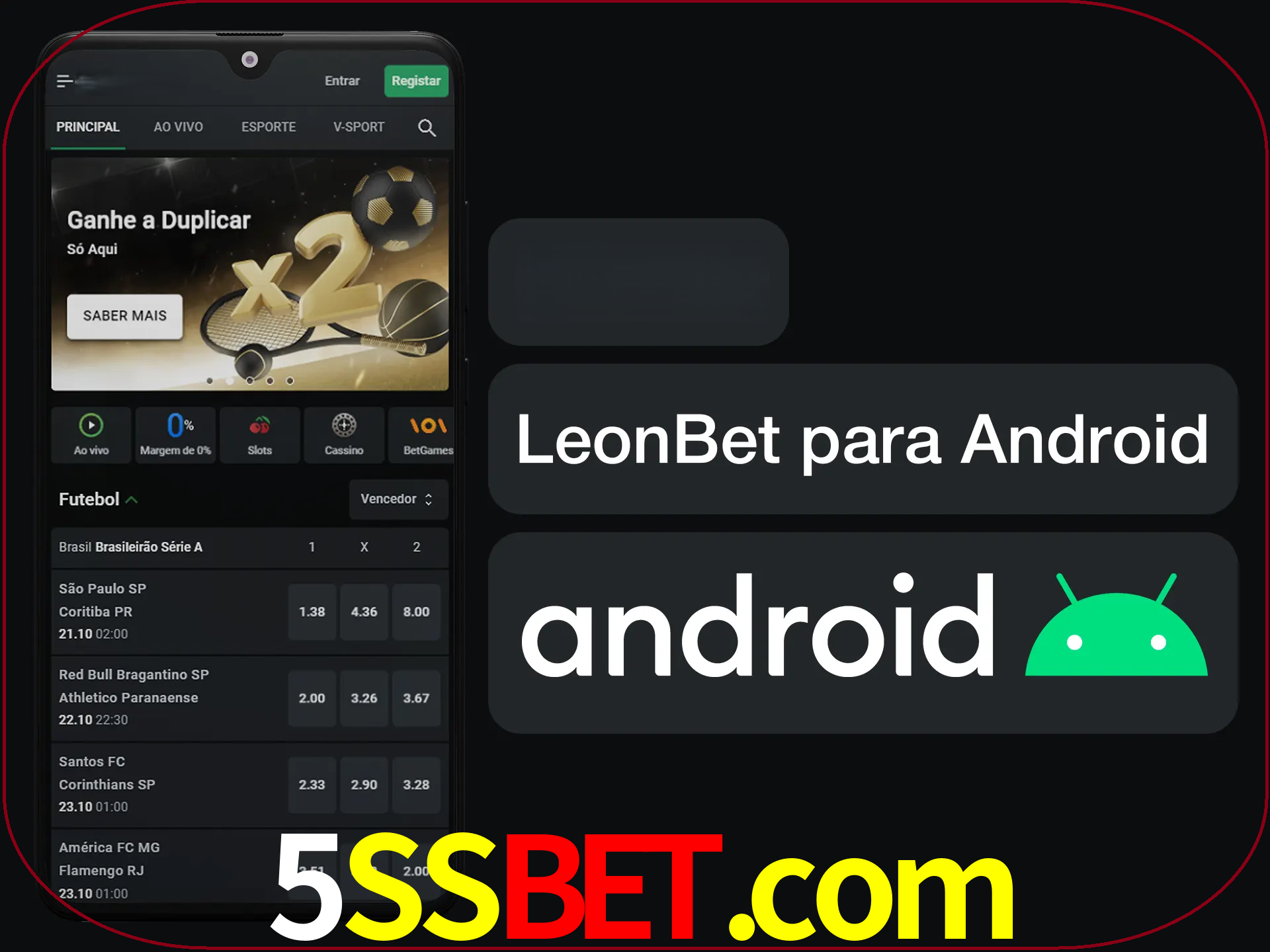 Adquira sua versão poket de LeonBet.